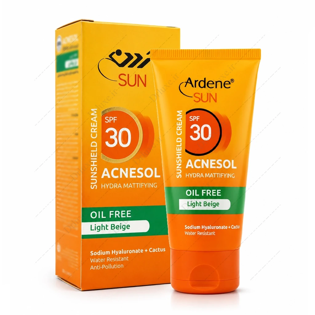 کرم ضد آفتاب SPF30 آکنه سول آردن بژ روشن